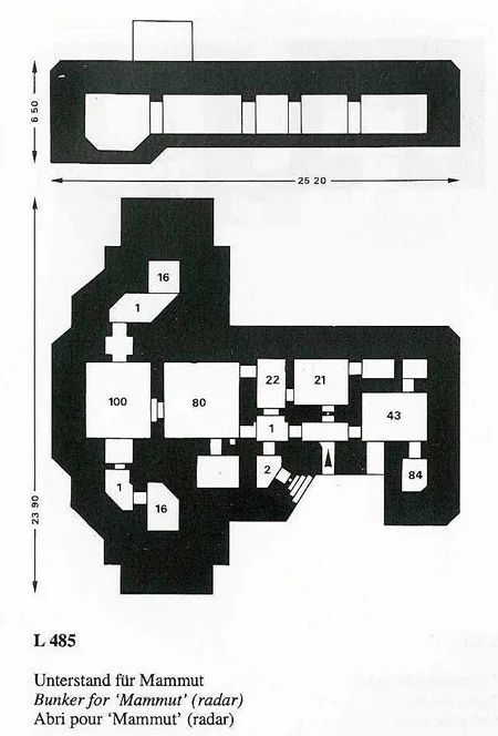 Plantegning af bunkertype l485(1)