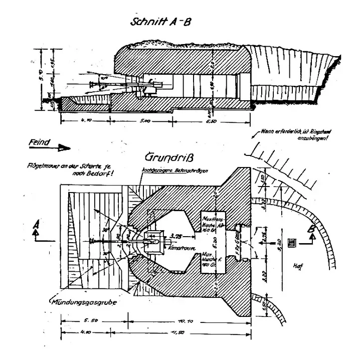 Plantegning af bunkertype 699