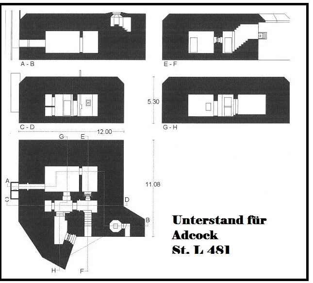 Plantegning af bunkertype l481